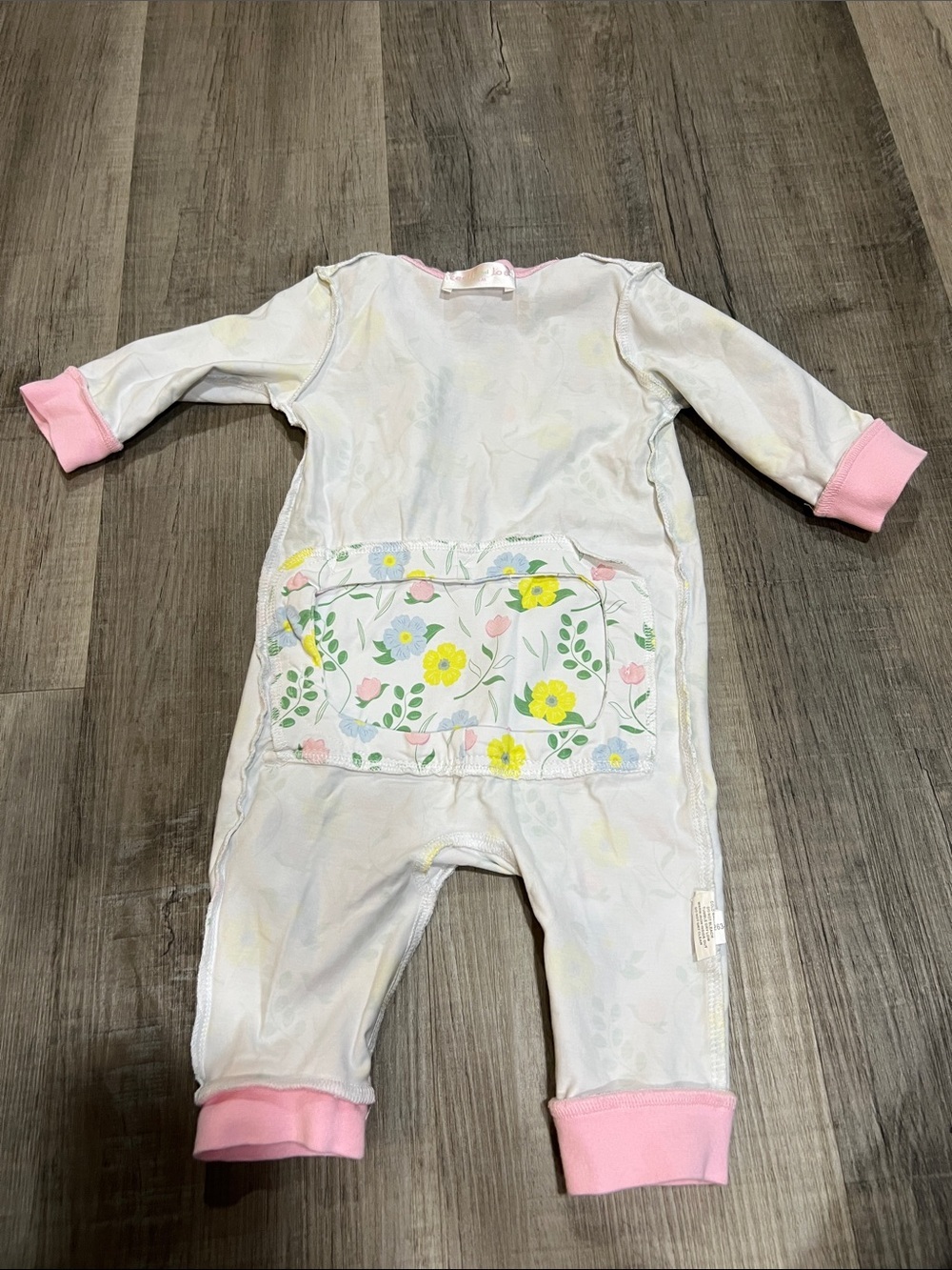 Cecil and Lou Button Butt Flap zip up pajamas size 6M - Picture 5 of 6
